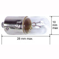 10x28mm Bayonet Lamps - 12v-0,17a-2,0w Bayonet Lamp ,10x28mm